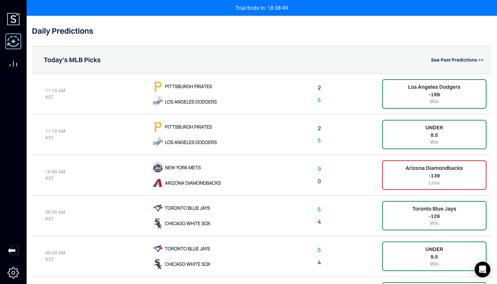 Sportivo AI screenshot